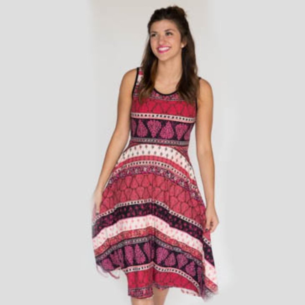 Agnes & Dora Angelou Dress Poppy Palace NWT in Original Dust Bag STUNNING! XS